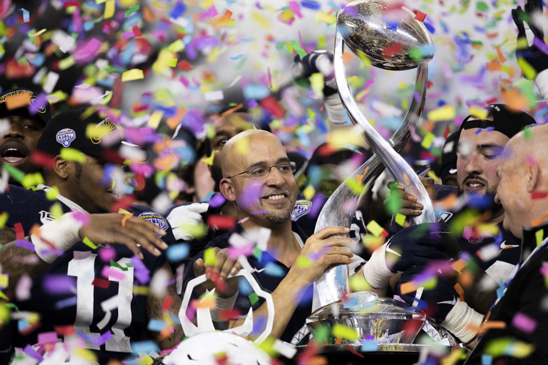 Cotton Bowl, Franklin Holds Cotton Bowl Trophy